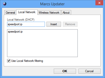 Local network filtering